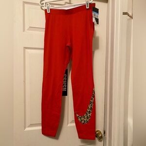 Nike red leggings